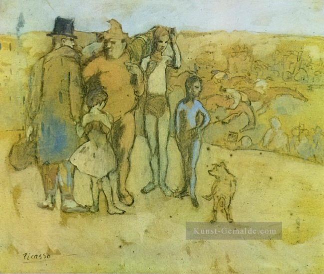 Famille de saltimbanques tude 1905 Kubisten Ölgemälde
